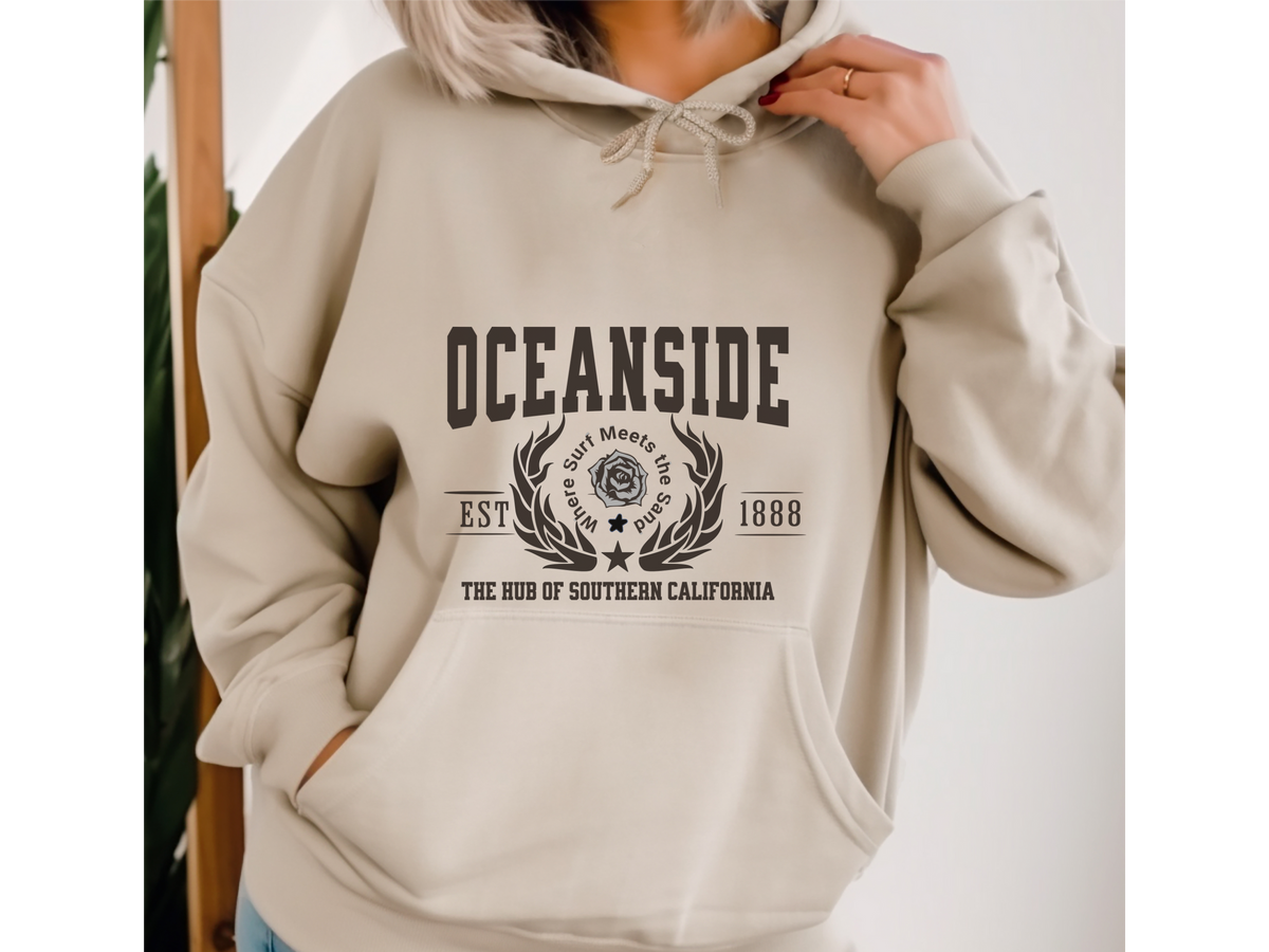 Oceanside California Legacy Hoodie – "The Hub of Southern California" Unisex Sweatshirt