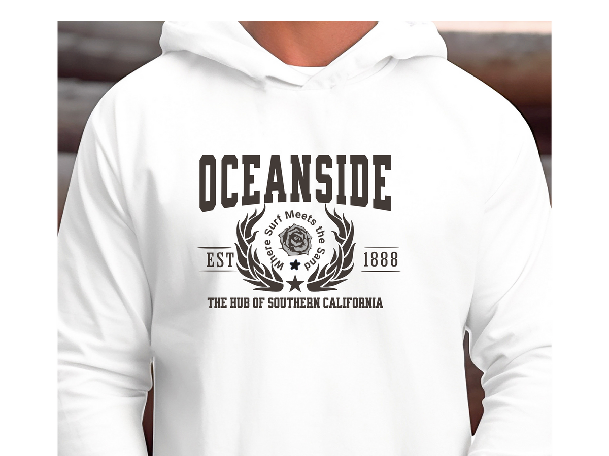 Oceanside California Legacy Hoodie – "The Hub of Southern California" Unisex Sweatshirt