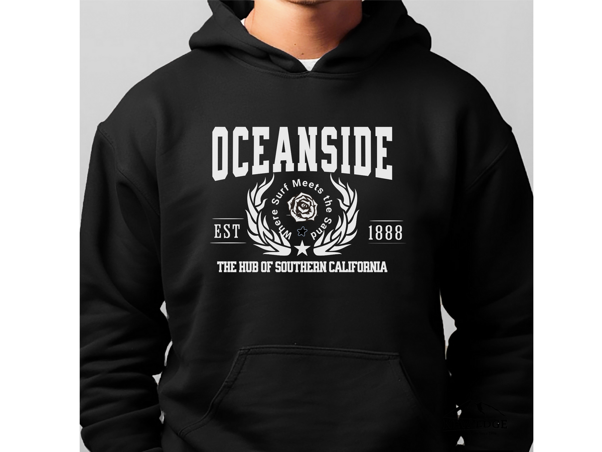 Oceanside California Legacy Hoodie – "The Hub of Southern California" Unisex Sweatshirt