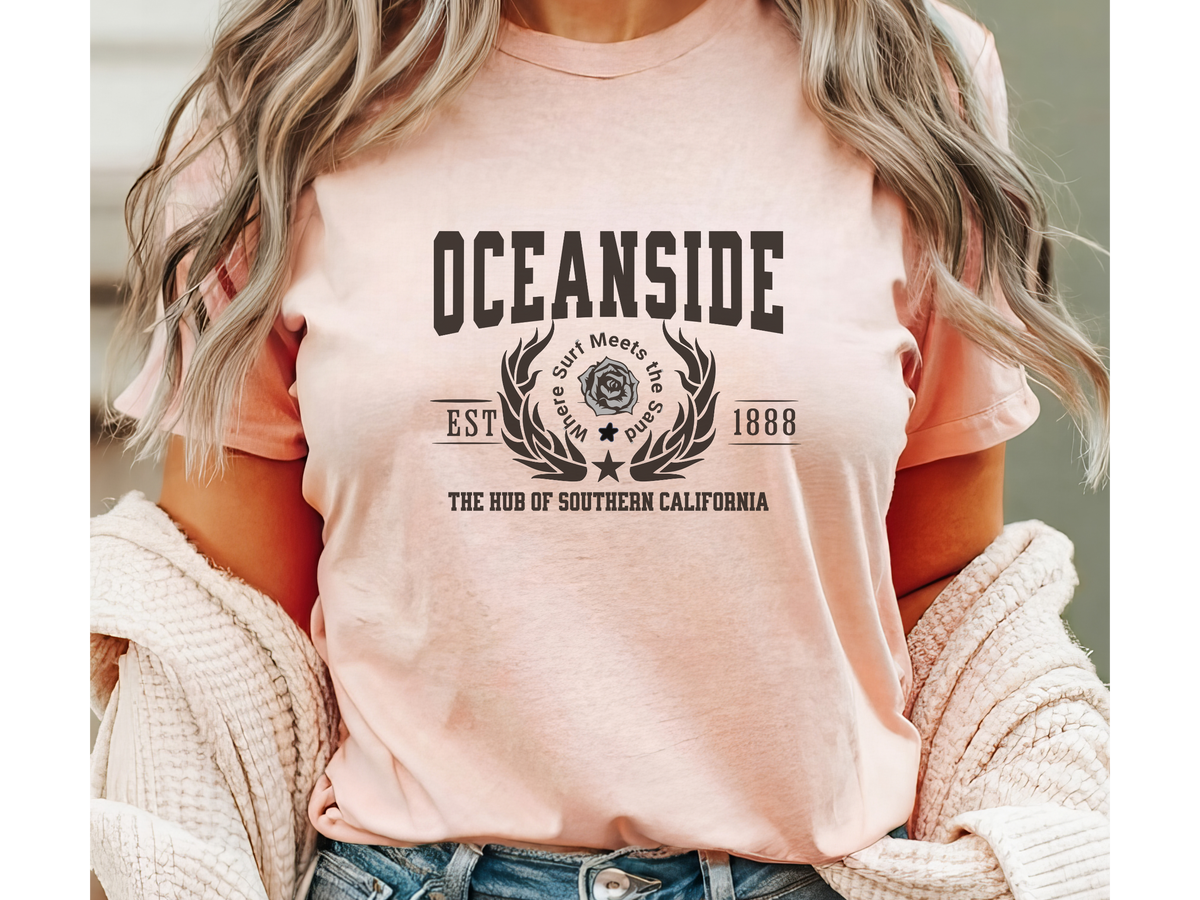 Oceanside Legacy Unisex T-Shirt – "The Hub of Southern California" | Coastal California City Pride Tee