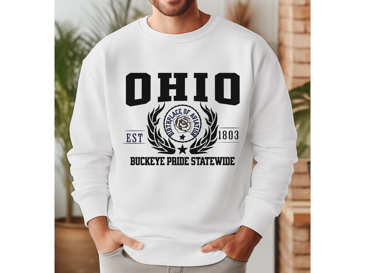 Ohio State Legacy Sweatshirt – Buckeye Pride Statewide | Unisex Midwest Heritage Crewneck