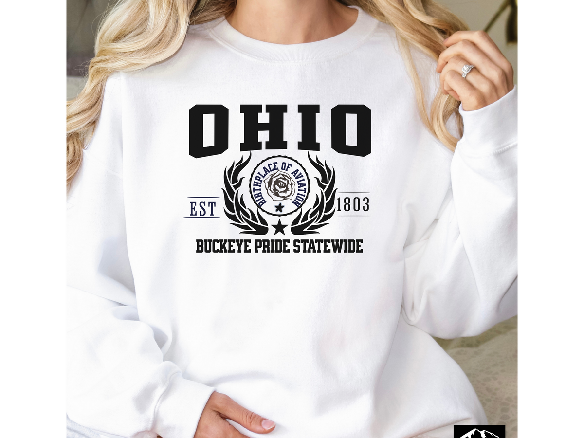 Ohio State Legacy Sweatshirt – Buckeye Pride Statewide | Unisex Midwest Heritage Crewneck