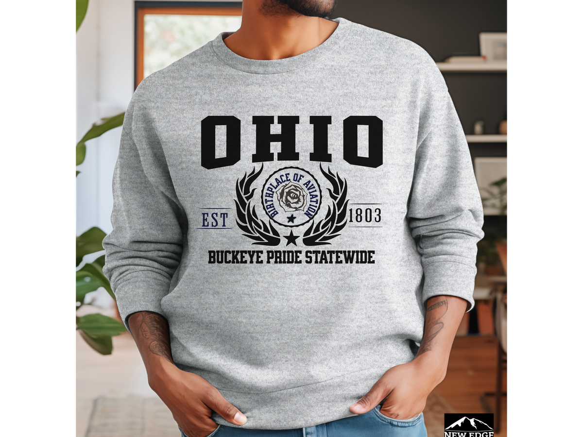 Ohio State Legacy Sweatshirt – Buckeye Pride Statewide | Unisex Midwest Heritage Crewneck