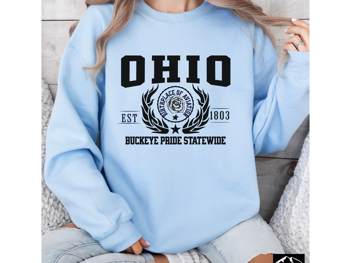 Ohio State Legacy Sweatshirt – Buckeye Pride Statewide | Unisex Midwest Heritage Crewneck