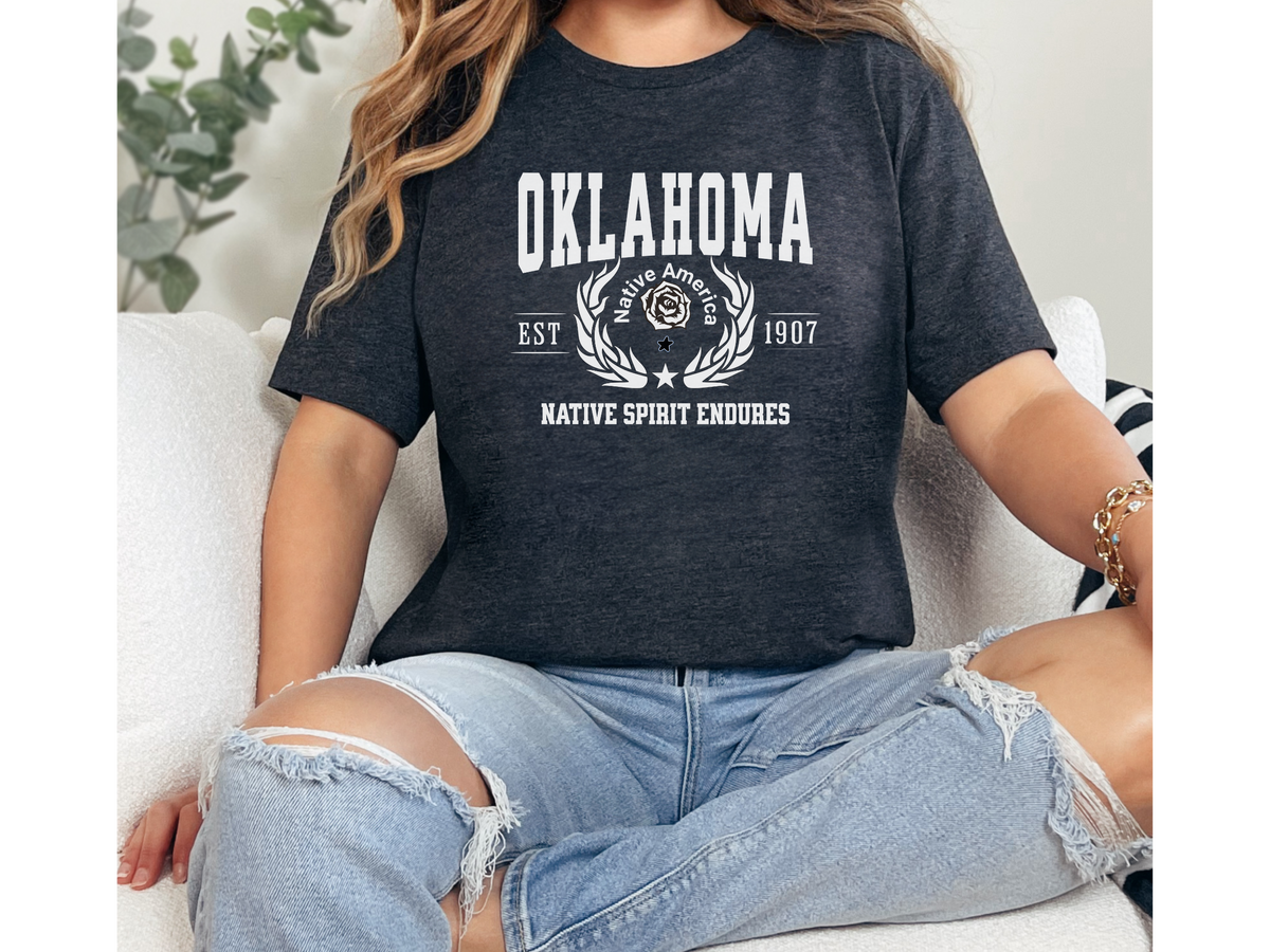 Oklahoma State Legacy T-Shirt – Native Spirit Endures | Unisex Heartland Heritage Tee