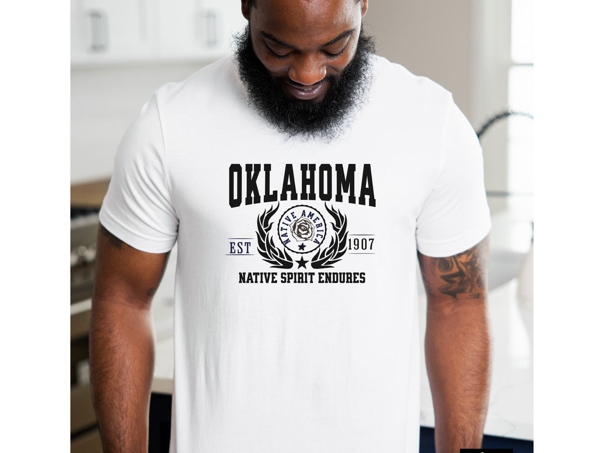 Oklahoma State Legacy T-Shirt – Native Spirit Endures | Unisex Heartland Heritage Tee