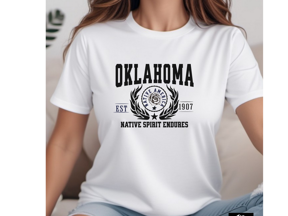 Oklahoma State Legacy T-Shirt – Native Spirit Endures | Unisex Heartland Heritage Tee
