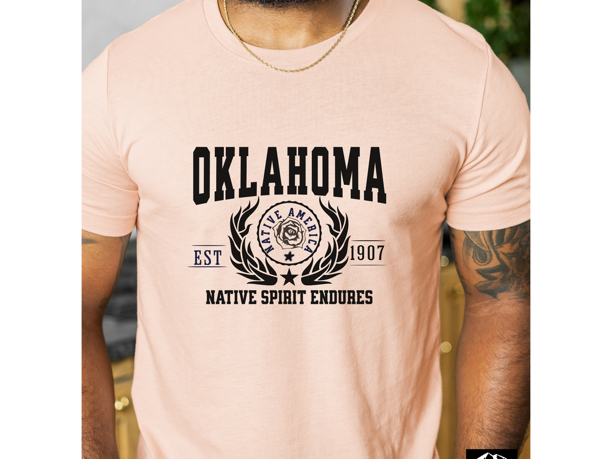 Oklahoma State Legacy T-Shirt – Native Spirit Endures | Unisex Heartland Heritage Tee