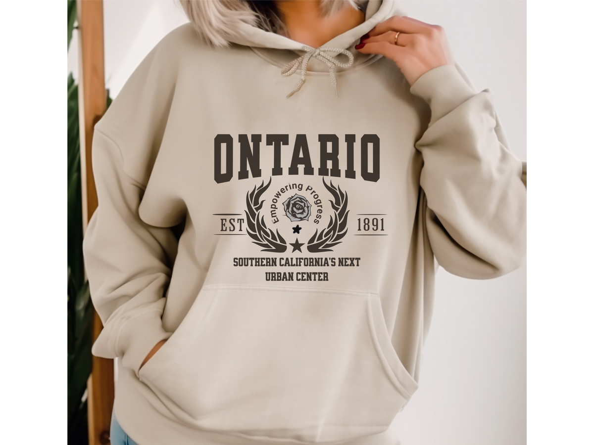 Ontario California Legacy Hoodie – "Southern California's Next Urban Center" Unisex Sweatshirt