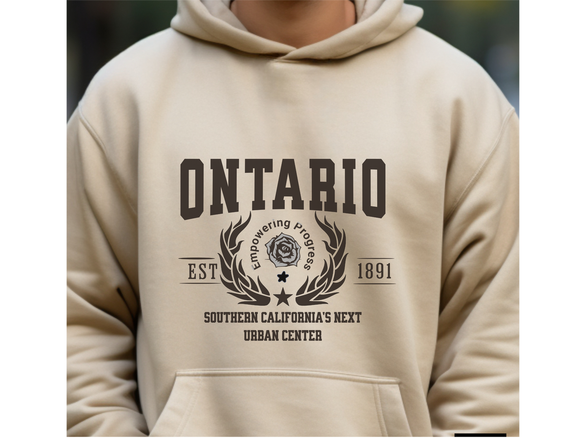 Ontario California Legacy Hoodie – "Southern California's Next Urban Center" Unisex Sweatshirt