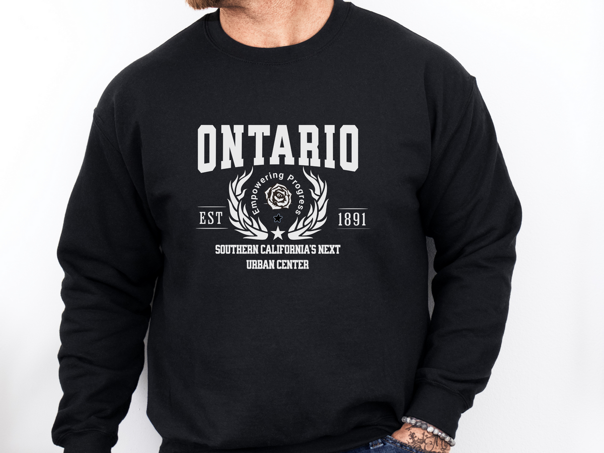 Ontario Legacy Unisex Sweatshirt "Southern California's Next Urban Center" Modern California Vibes