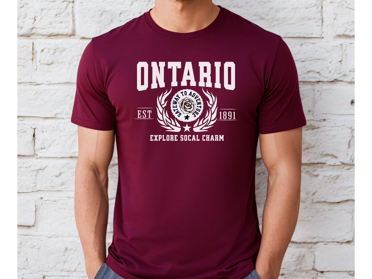 Ontario Legacy Unisex T-Shirt – "Explore SoCal Charm" | Southern California City Pride Tee