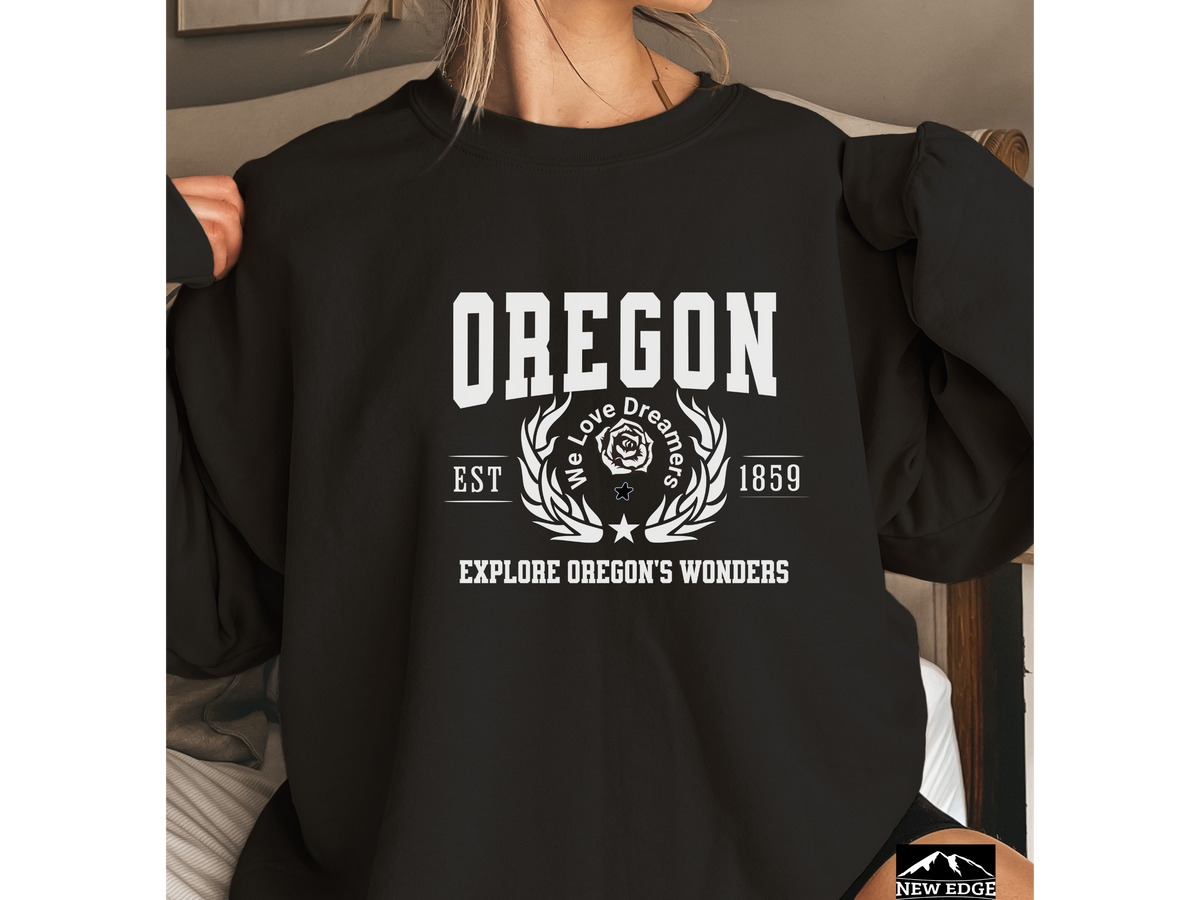 Oregon State Legacy Sweatshirt – Explore Oregon’s Wonders | Unisex Pacific Northwest Adventure Crewneck