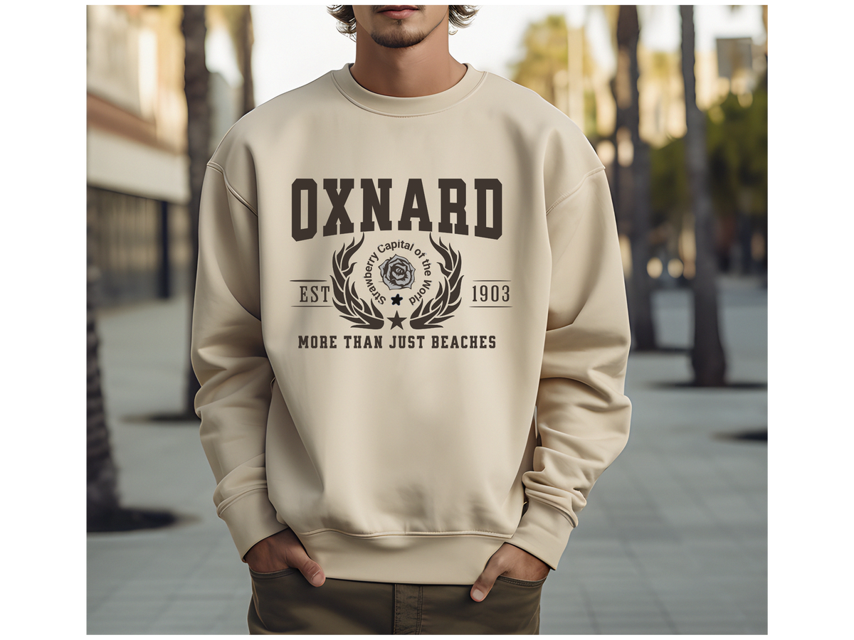 Oxnard Legacy Unisex Sweatshirt "More Than Just Beaches" Coastal California Vibes