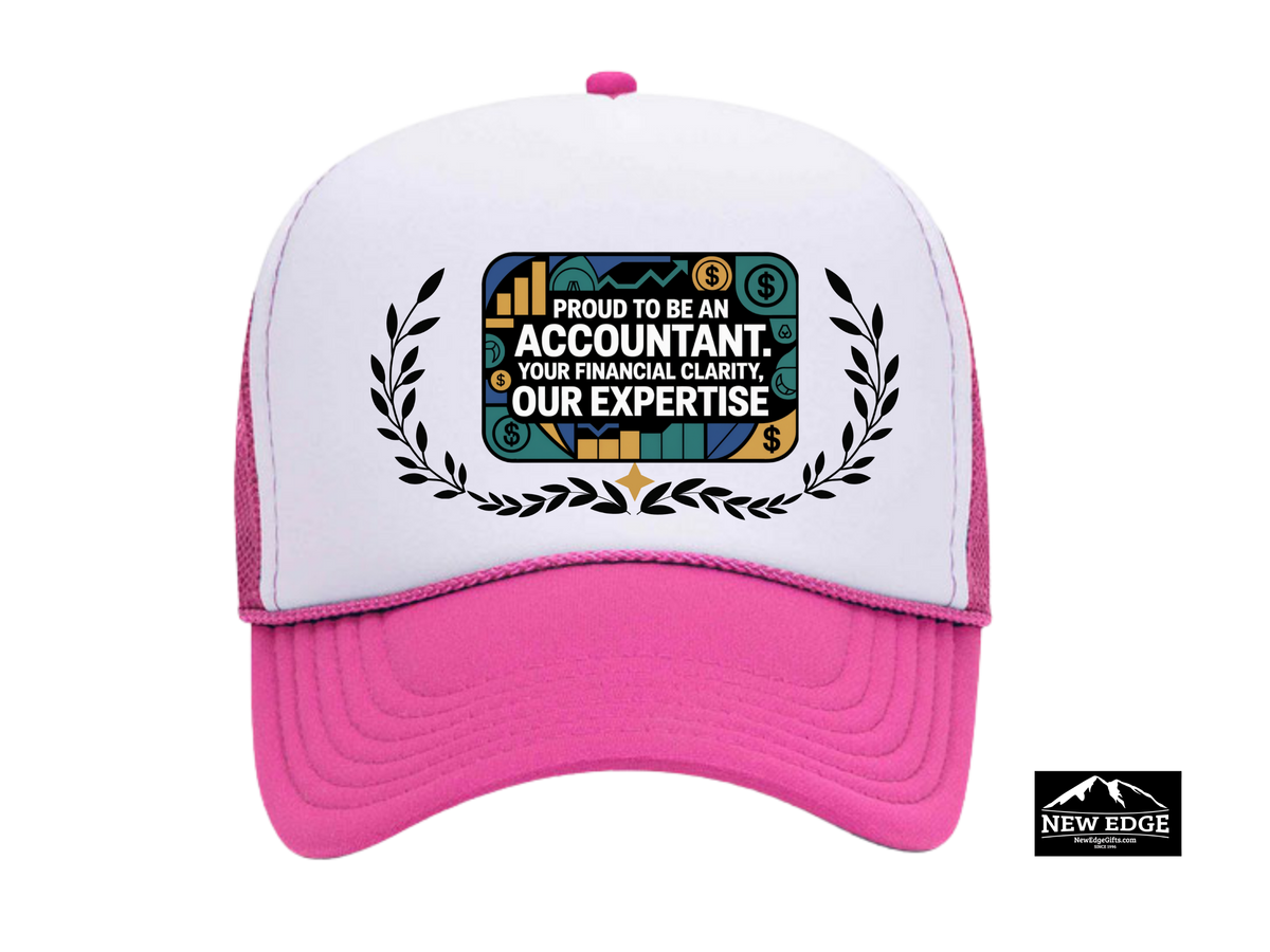 Accountant Trucker Hat – Proud to Be an Accountant | Your Financial Clarity, Our Expertise | CPA & Finance Professional Gift Cap