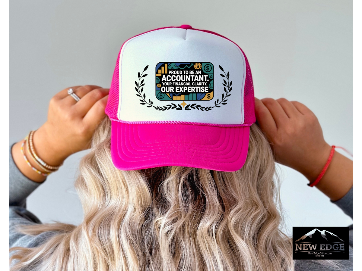 Accountant Trucker Hat – Proud to Be an Accountant | Your Financial Clarity, Our Expertise | CPA & Finance Professional Gift Cap