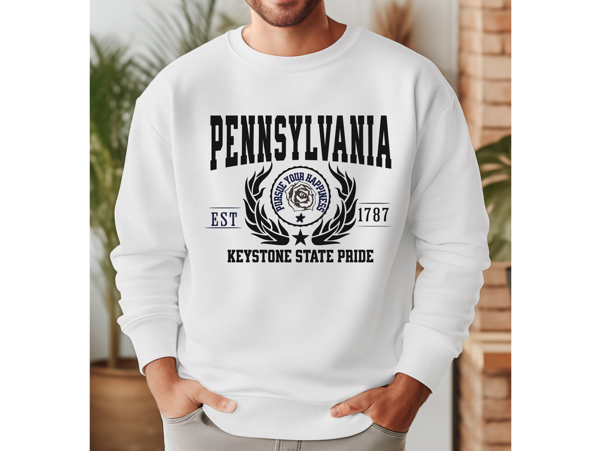 Pennsylvania State Legacy Sweatshirt – Keystone State Pride | Unisex Historic Heritage Crewneck