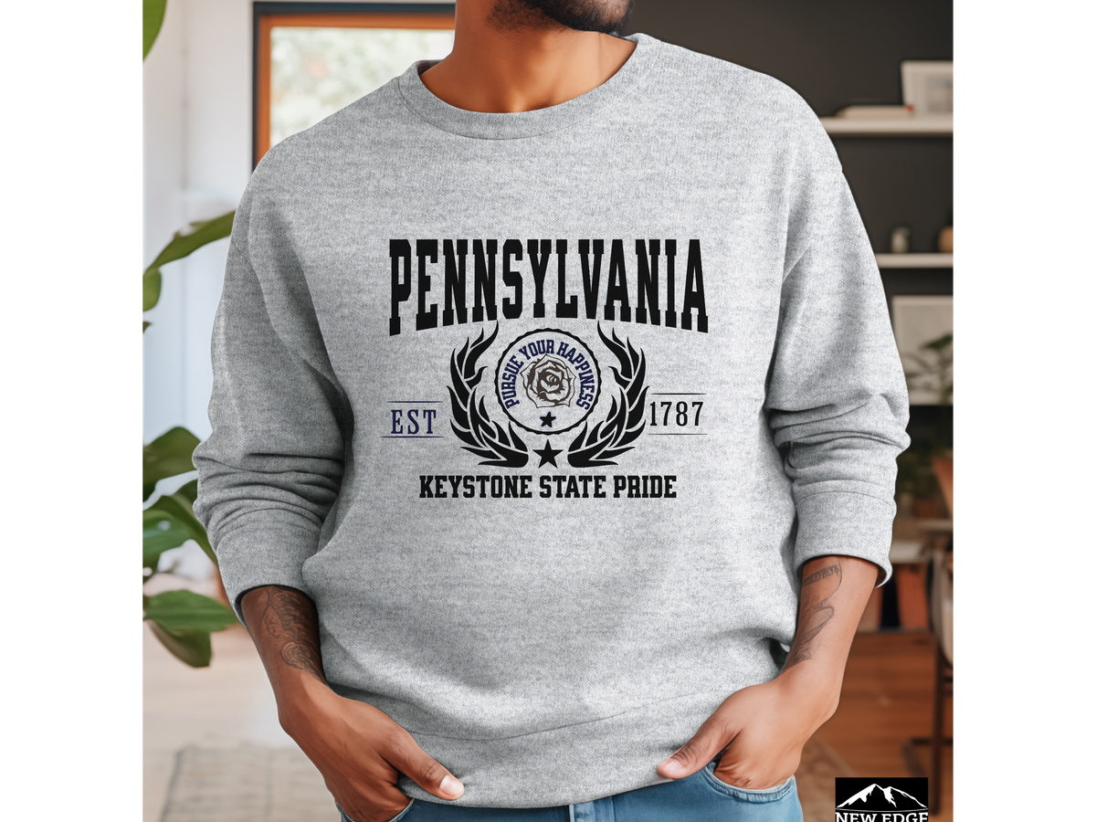 Pennsylvania State Legacy Sweatshirt – Keystone State Pride | Unisex Historic Heritage Crewneck