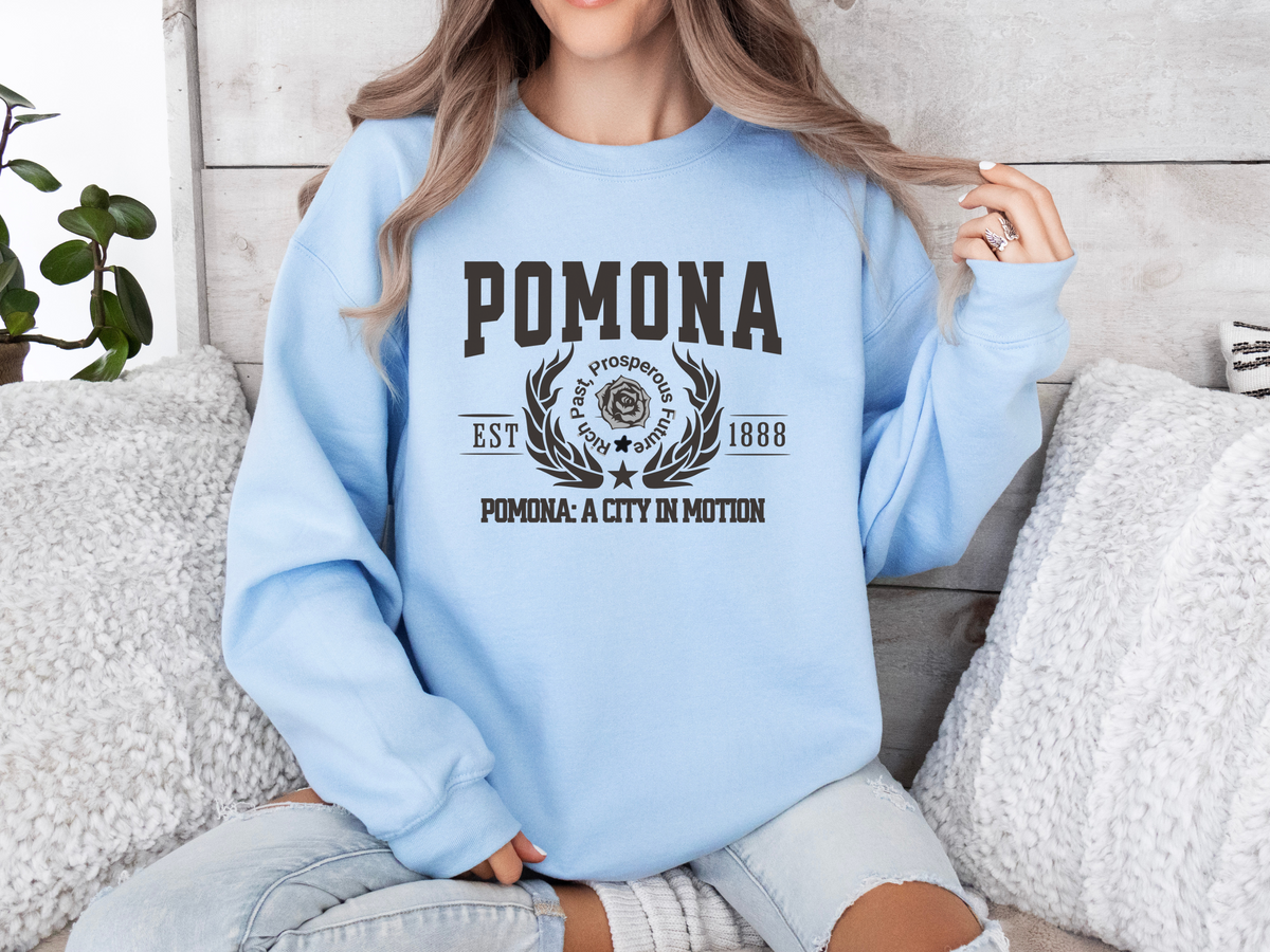 Pomona Legacy Unisex Sweatshirt "A City in Motion" Vintage California Style