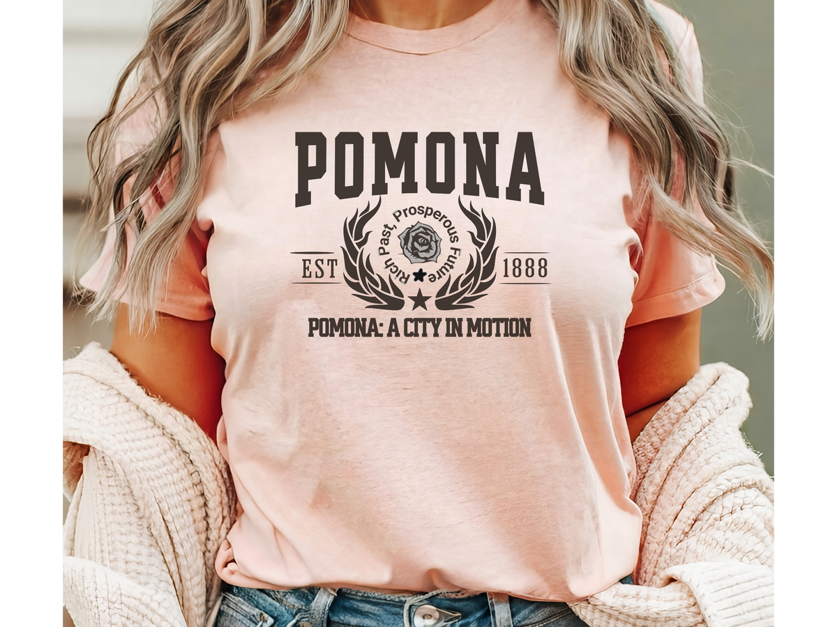 Pomona Legacy Unisex T-Shirt – "A City in Motion" | Vibrant California City Pride Tee