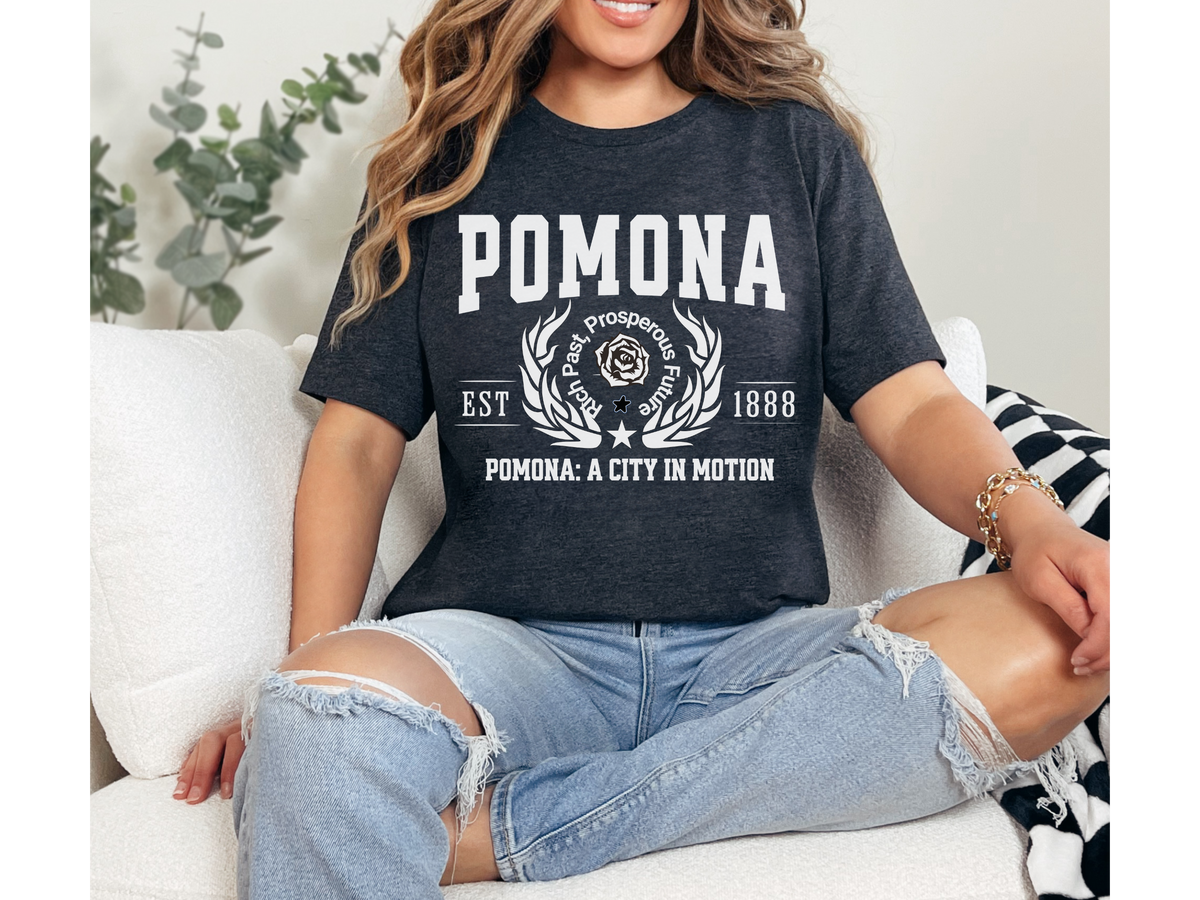 Pomona Legacy Unisex T-Shirt – "A City in Motion" | Vibrant California City Pride Tee