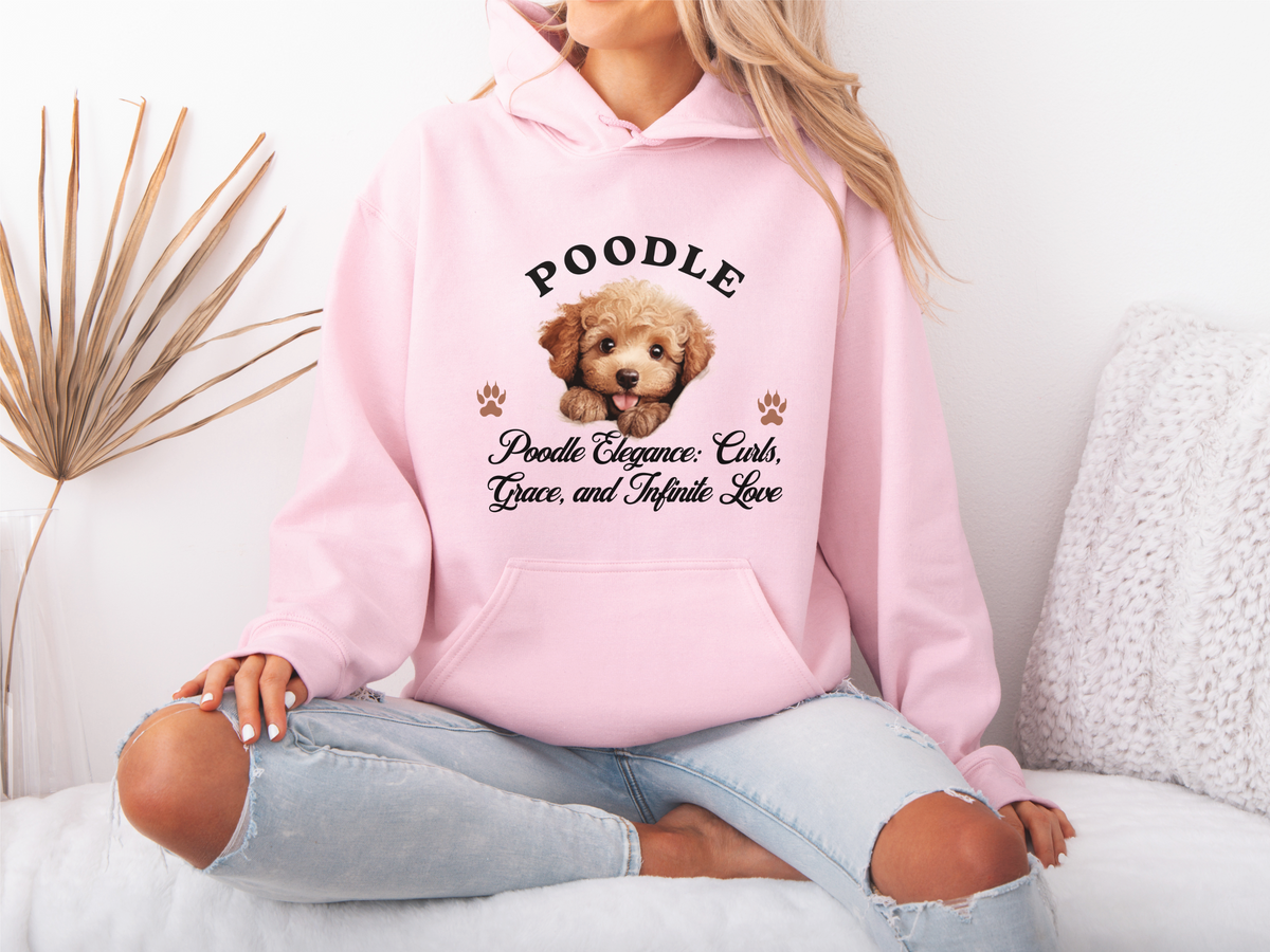 Poodle Dog Hoodie – "Poodle Elegance: Curls, Grace, and Infinite Love" | Unisex Cozy Hoodie for Stylish Companions