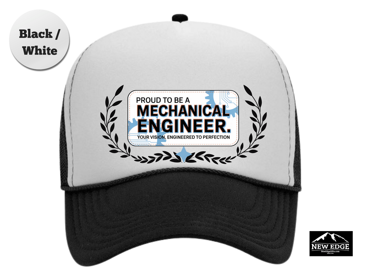 Mechanical Engineer Trucker Hat – Proud to Be a Mechanical Engineer | Your Vision, Engineered to Perfection | Engineering Gift Cap