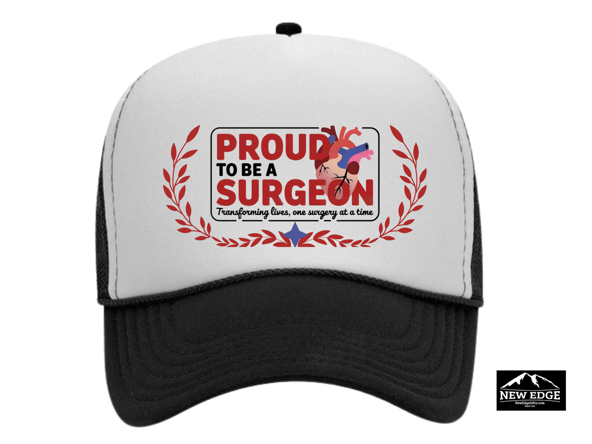Surgeon Trucker Hat – Proud to Be a Surgeon | Transforming Lives, One Surgery at a Time | Medical Professional Gift Cap