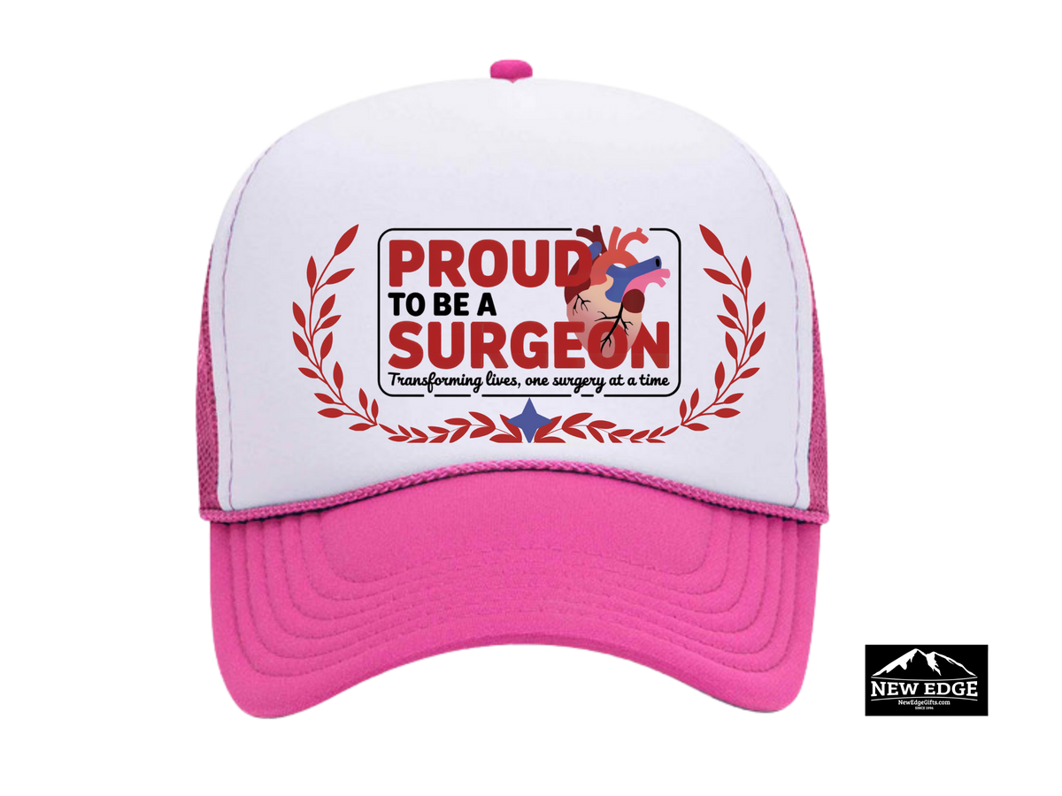 Surgeon Trucker Hat – Proud to Be a Surgeon | Transforming Lives, One Surgery at a Time | Medical Professional Gift Cap