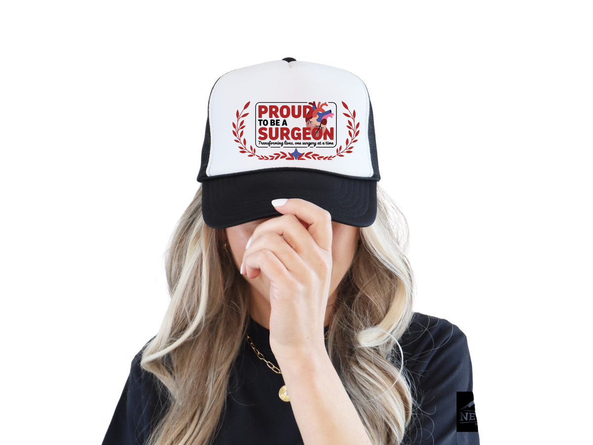 Surgeon Trucker Hat – Proud to Be a Surgeon | Transforming Lives, One Surgery at a Time | Medical Professional Gift Cap