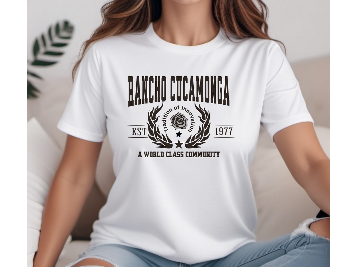 Rancho Cucamonga Legacy Unisex T-Shirt – "Explore Urban Oasis" | Inland Empire California Pride Tee