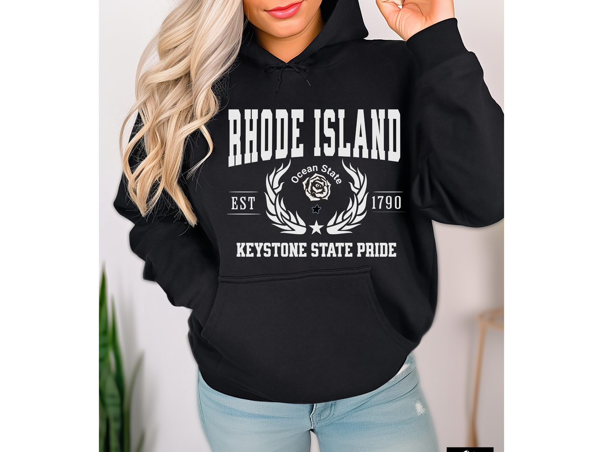 State Legacy Unisex Hoodie – Rhode Island State, Ocean State Pride