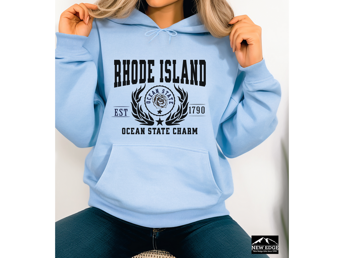 State Legacy Unisex Hoodie – Rhode Island State, Ocean State Pride