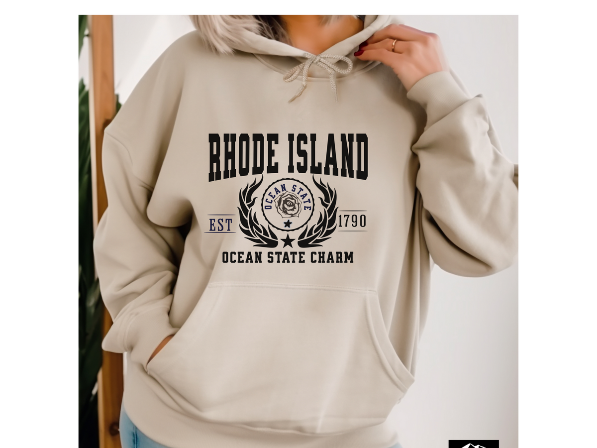 State Legacy Unisex Hoodie – Rhode Island State, Ocean State Pride