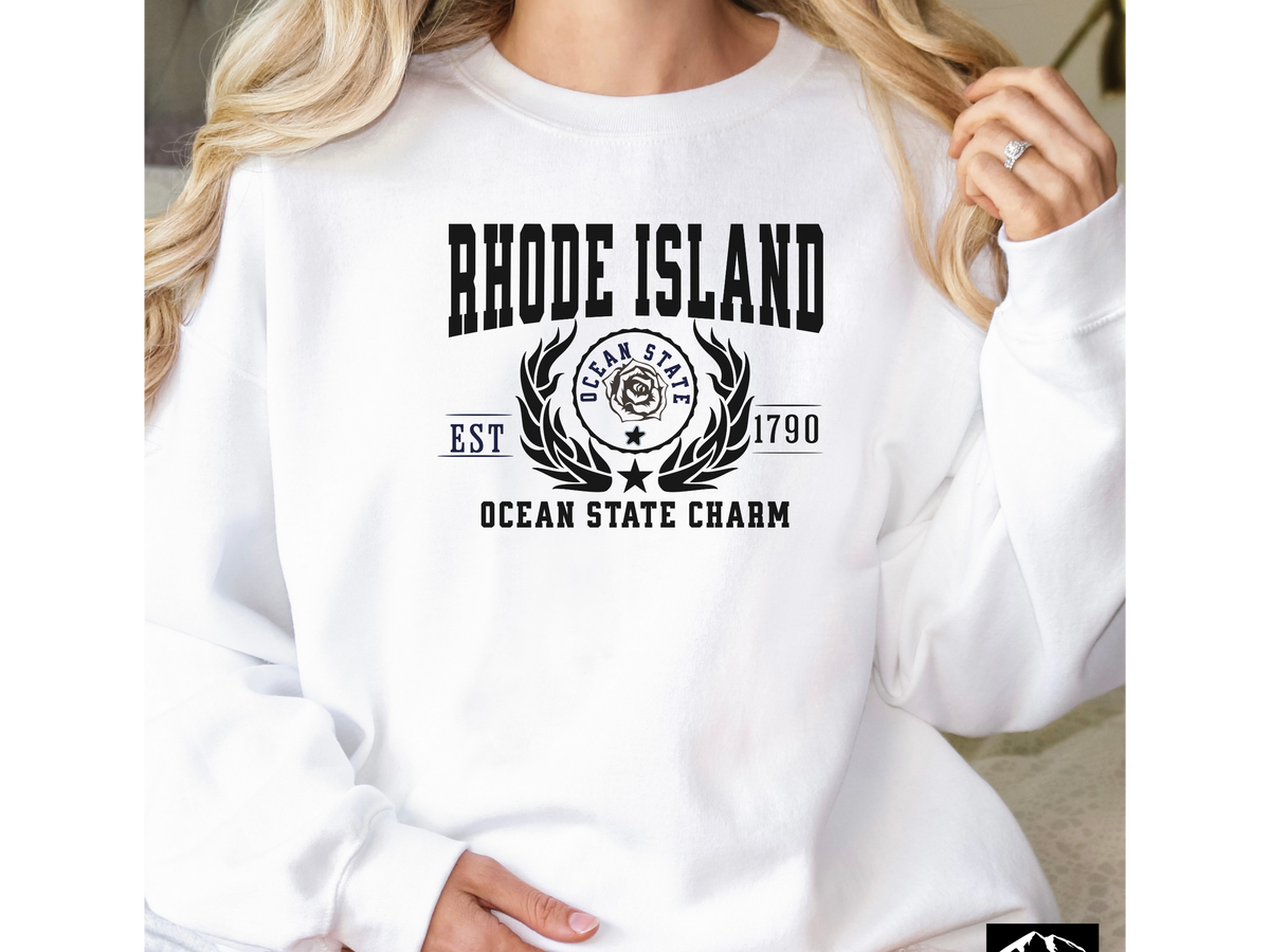 Rhode Island State Legacy Sweatshirt – Ocean State Pride | Unisex Coastal Comfort Crewneck