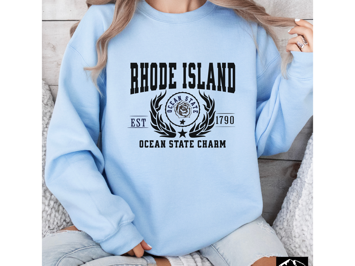 Rhode Island State Legacy Sweatshirt – Ocean State Pride | Unisex Coastal Comfort Crewneck