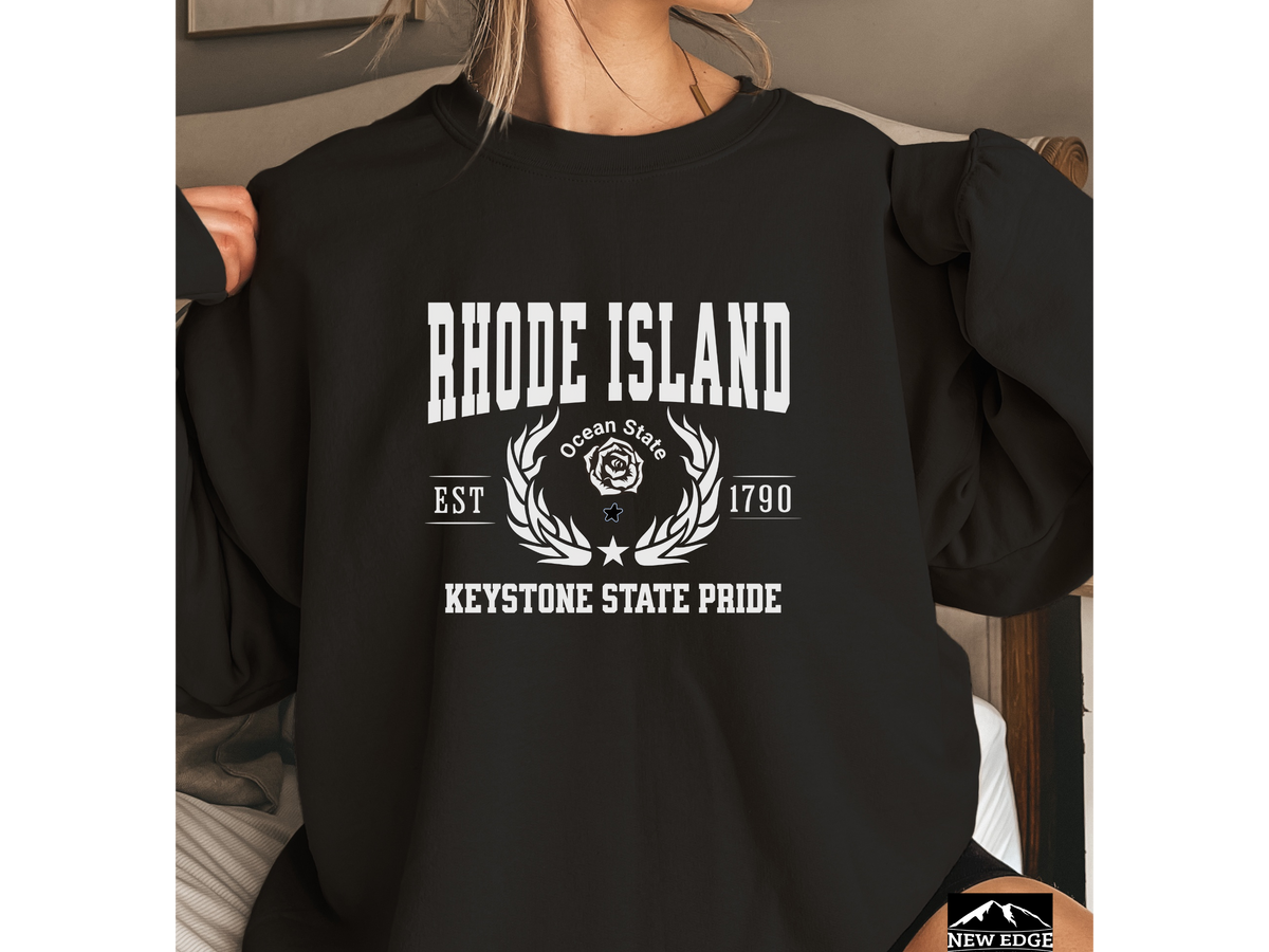 Rhode Island State Legacy Sweatshirt – Ocean State Pride | Unisex Coastal Comfort Crewneck