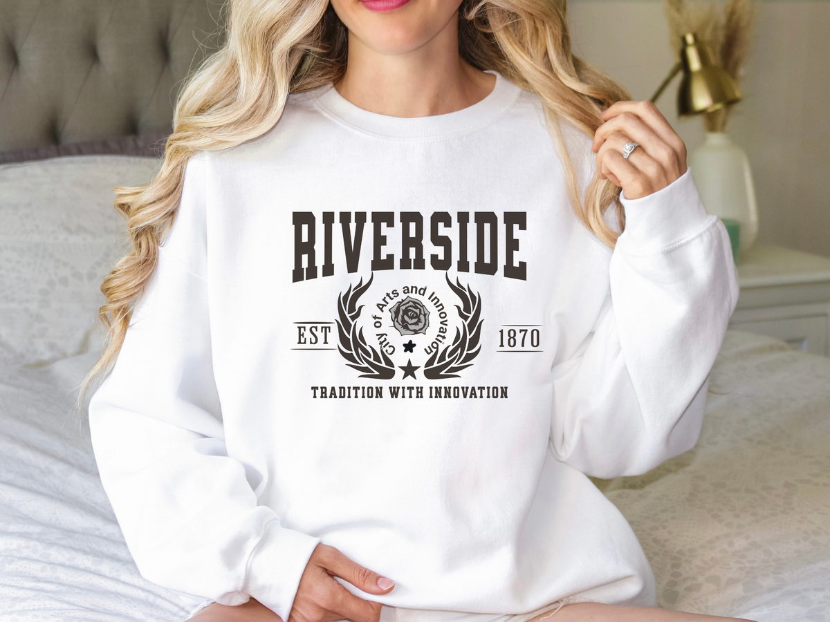 Riverside Legacy Unisex Sweatshirt "Tradition with Innovation" Vintage Southern California Style