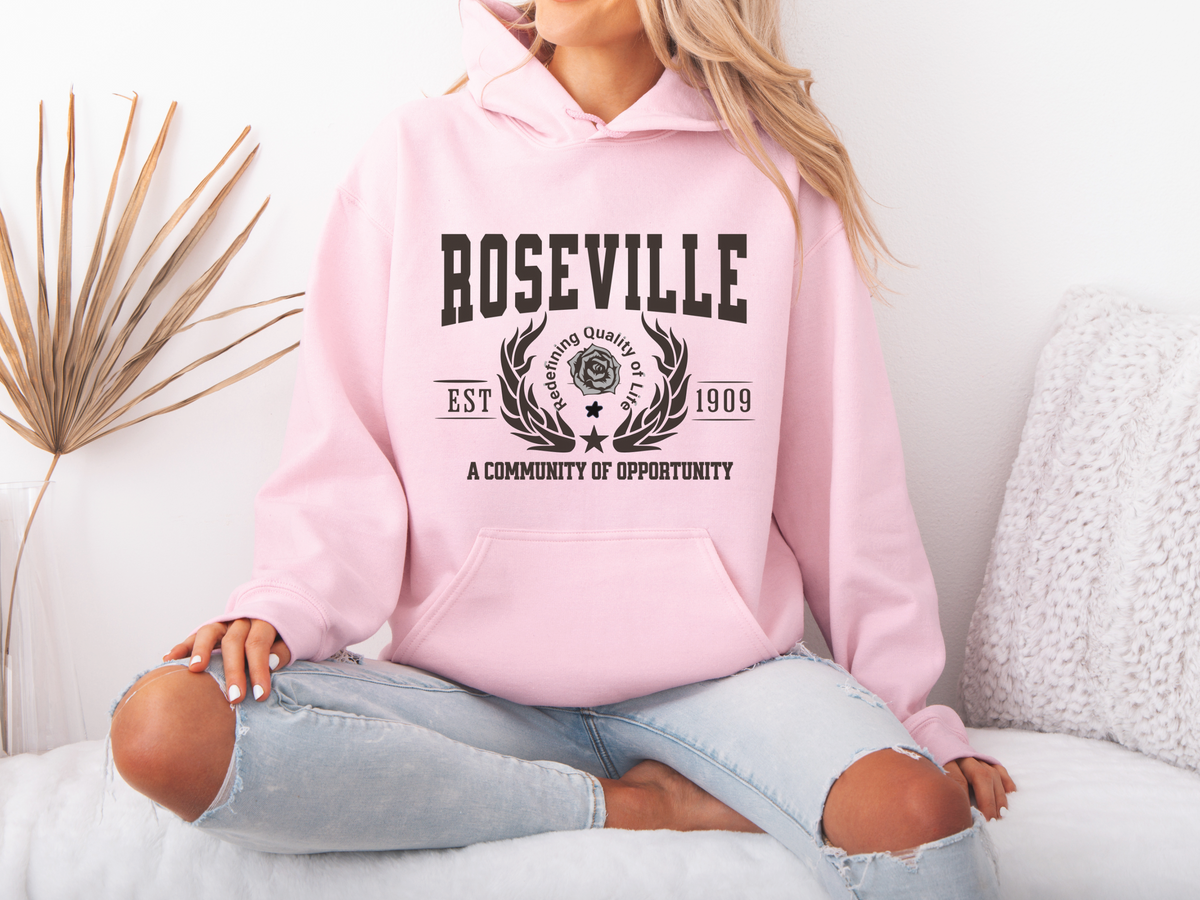 Roseville Legacy Hoodie "A Community of Opportunity" California City Pride Unisex Sweatshirt
