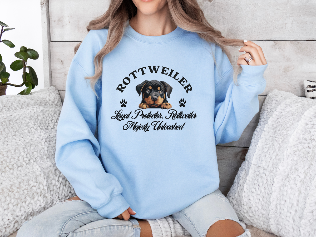 Rhodesian Ridgeback Sweatshirt – African Grace, Rhodesian Heart Unleashed – Unisex Dog Lover Apparel
