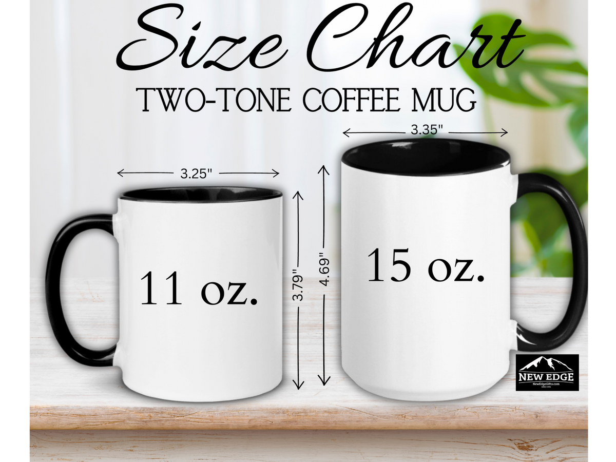 MOM Letters with Blue Floral and Coquette Bow Coffee Mug – 11oz & 15oz Accent Mug – Cute Mother’s Day Gift – Stylish Floral Mom Mug