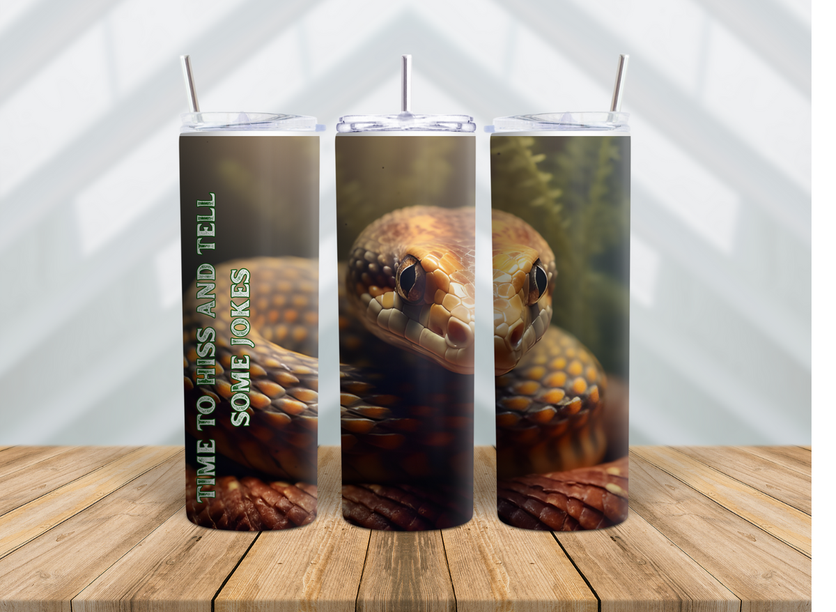 SERPENT'S SPIRIT: 20 OZ DOMESTIC ANIMAL SKINNY TUMBLER