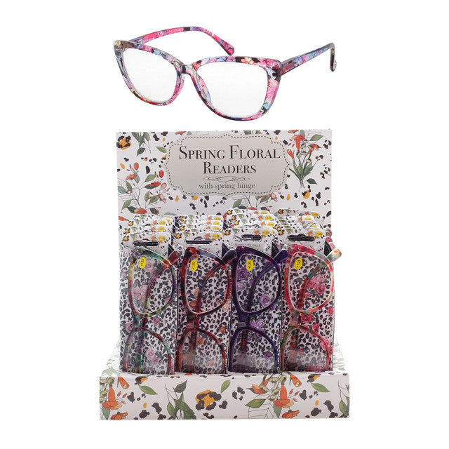 "FLORAL ELEGANCE: NEW EDGE SPR24 LADIES READING GLASSES"