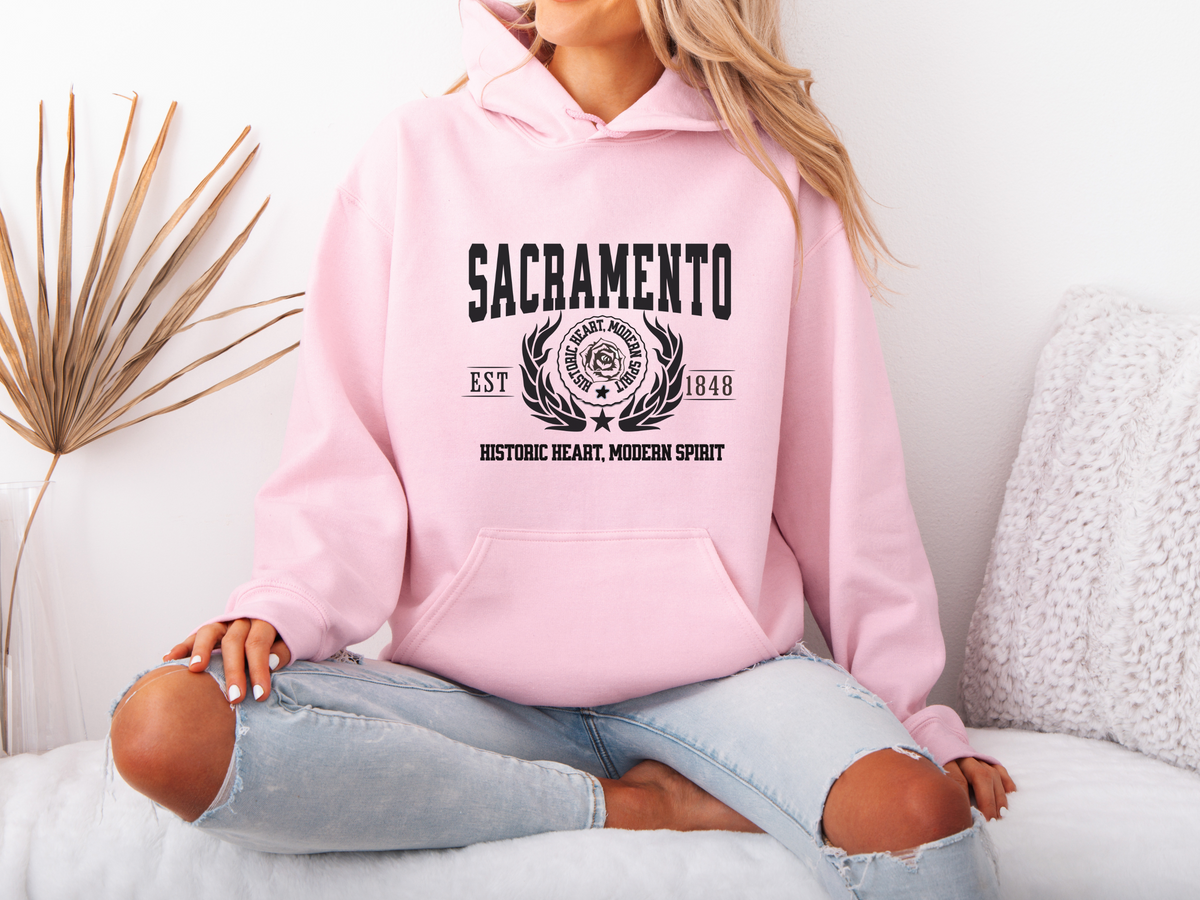 Sacramento Legacy Hoodie "Historic Heart, Modern Spirit" California City Pride Unisex Hoodie