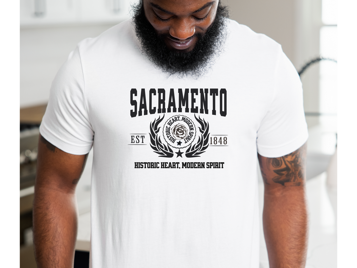 Sacramento Legacy Unisex T-Shirt – "Historic Heart, Modern Spirit" | California Capital City Pride Tee