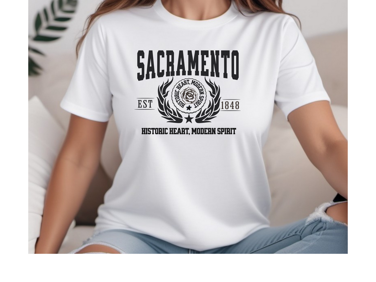 Sacramento Legacy Unisex T-Shirt – "Historic Heart, Modern Spirit" | California Capital City Pride Tee