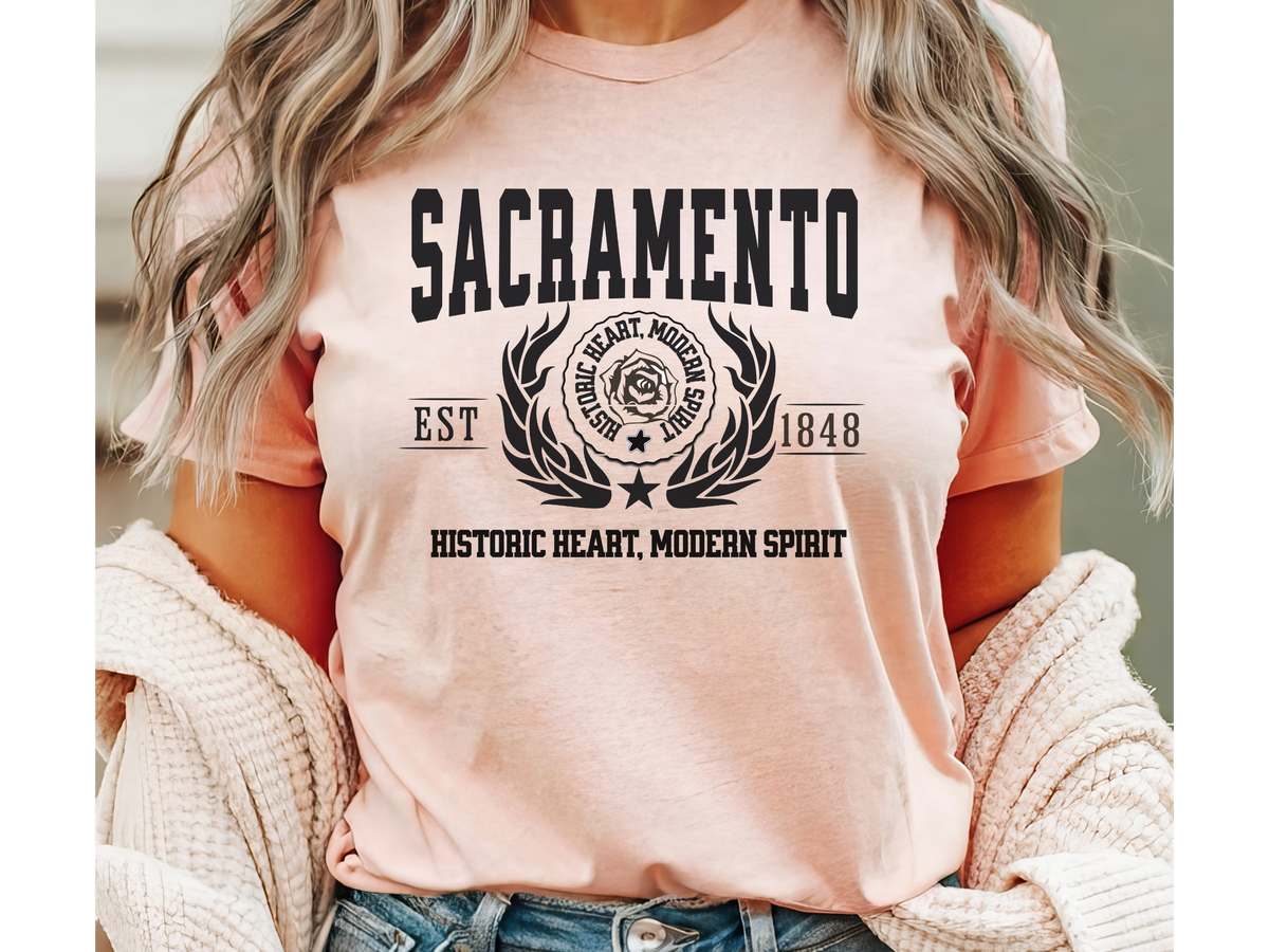 Sacramento Legacy Unisex T-Shirt – "Historic Heart, Modern Spirit" | California Capital City Pride Tee
