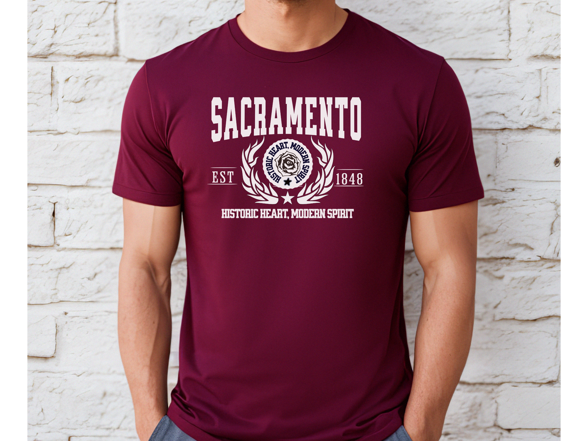 Sacramento Legacy Unisex T-Shirt – "Historic Heart, Modern Spirit" | California Capital City Pride Tee