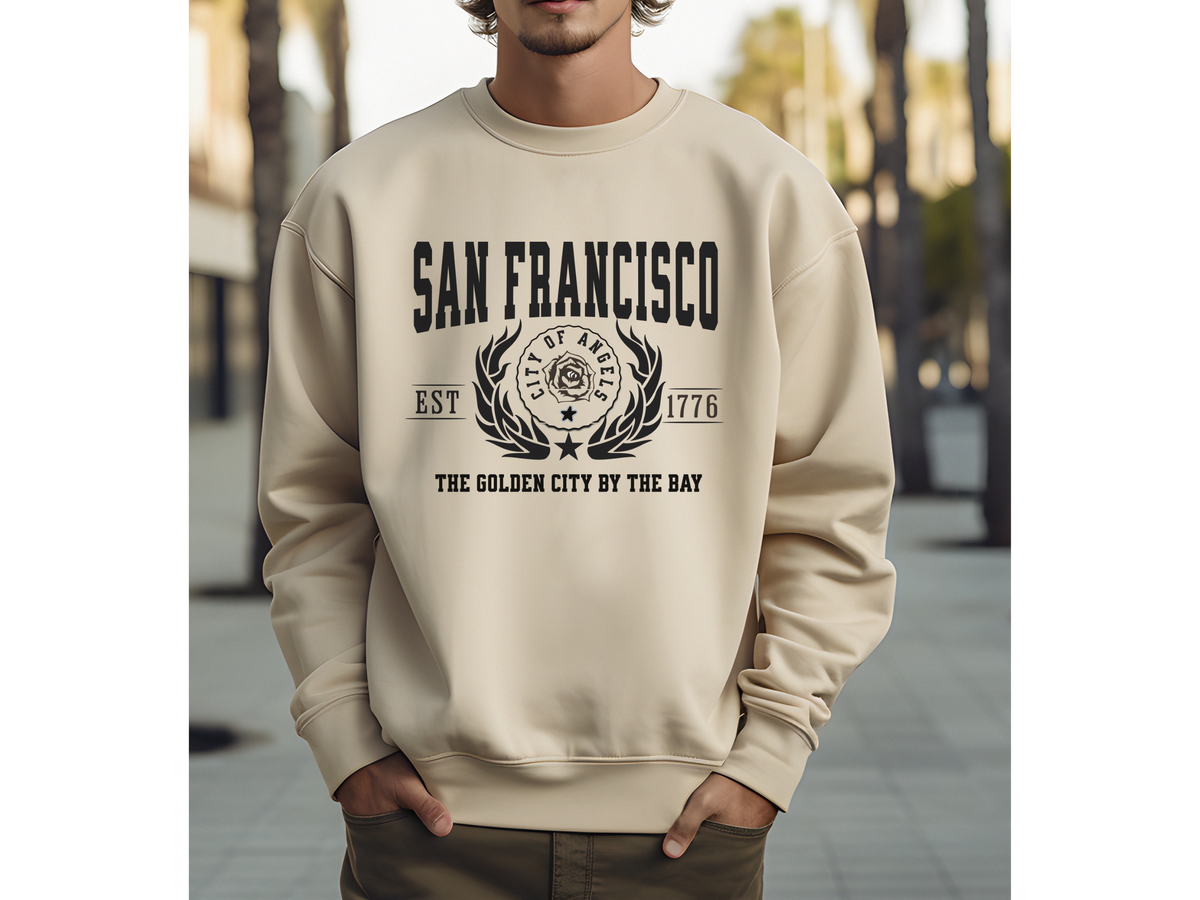 San Francisco Legacy Unisex Sweatshirt – "The Golden City by the Bay" Vintage California Vibes