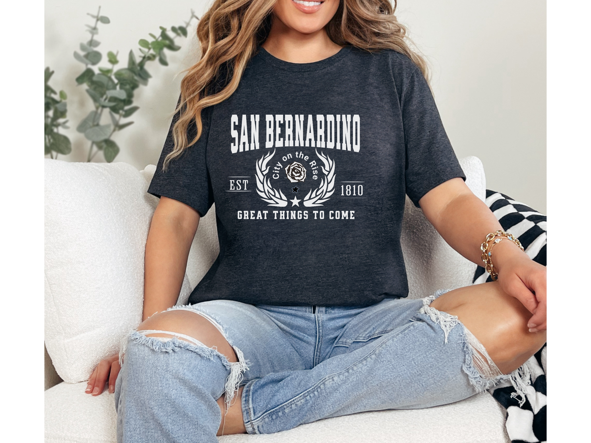 San Bernardino Legacy Unisex T-Shirt – "Great Things to Come" | Inland Empire City Pride Tee